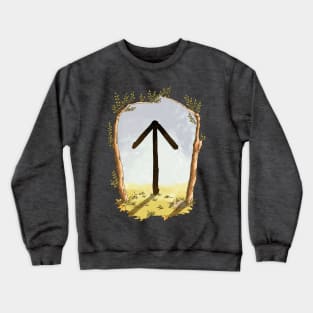 rune tiwaz - magical symbol Crewneck Sweatshirt